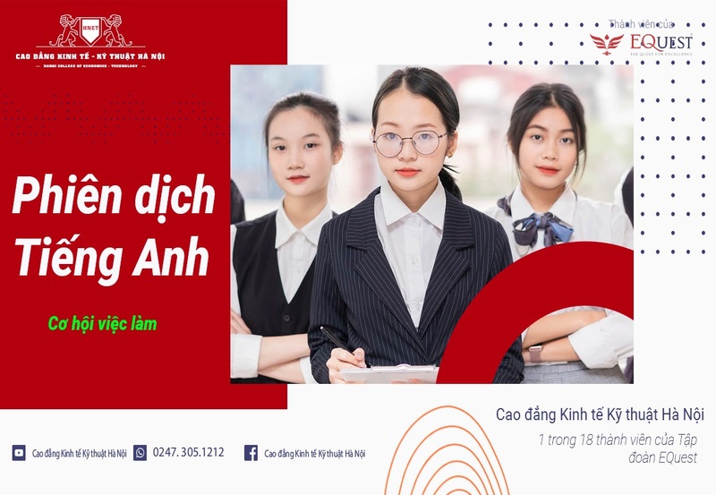 Học Cao đẳng Phiên dịch Tiếng anh có dễ xin việc