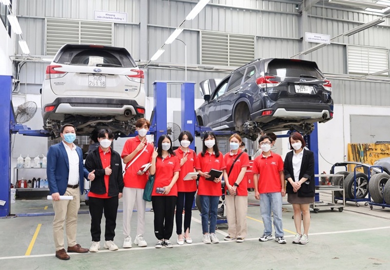 Một ngày học của sinh viên ngành Công nghệ kỹ thuật ô tô
