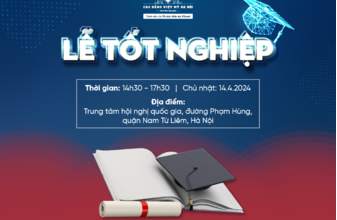 Thông Báo: Tổ Chức Lễ Tốt Nghiệp 2024 - Khóa 21 Trường Cao Đẳng Việt Mỹ Hà Nội