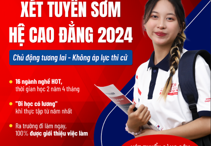 Tuyển sinh tháng 8 hệ cao đẳng chính quy