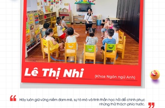 Người gieo mầm những ước mơ với tình yêu thương với búp măng non