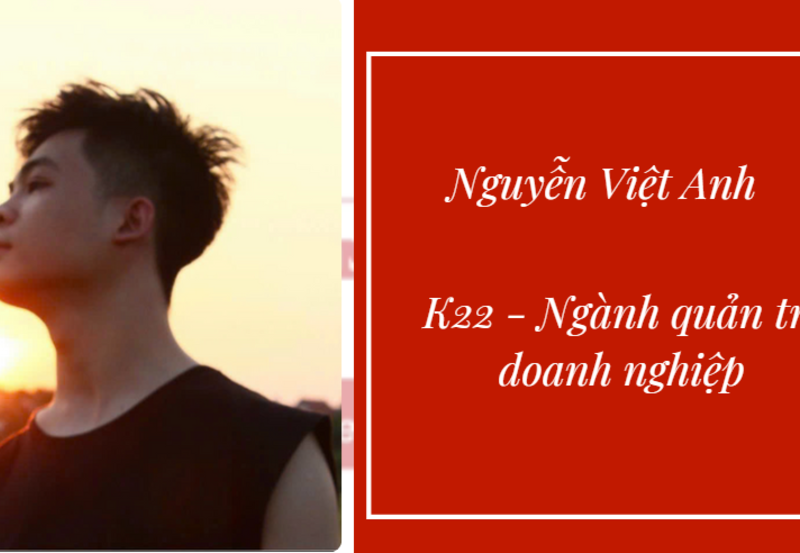 Nguyễn Việt Anh K22 Khoa Quản trị doanh nghiệp
