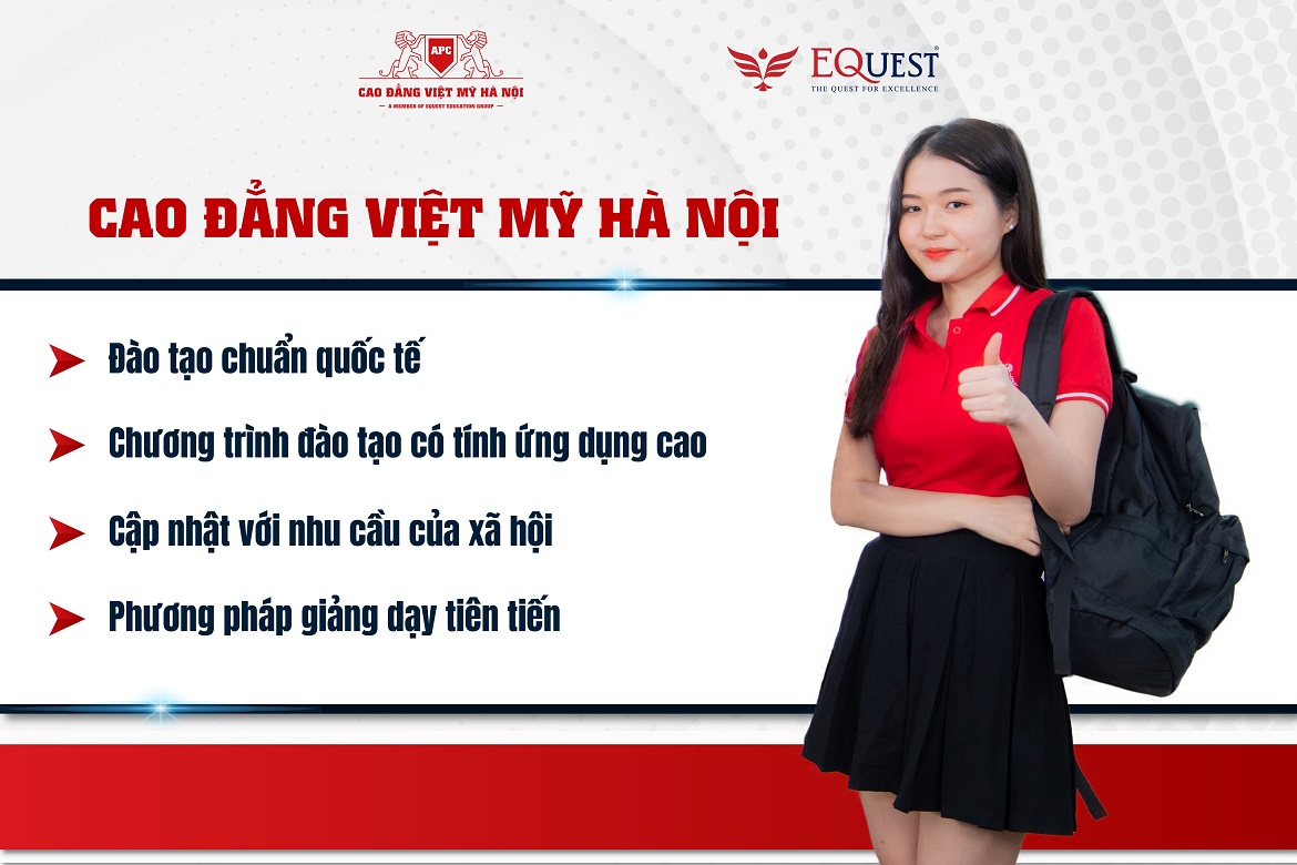 Cao đẳng Việt Mỹ Hà Nội tuyển sinh hệ chính quy