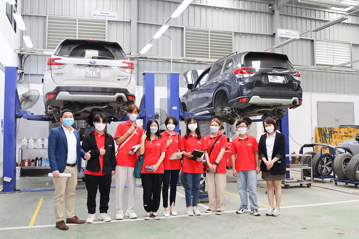 Một ngày đi học của sinh viên ngành Công nghệ Kỹ thuật ô tô