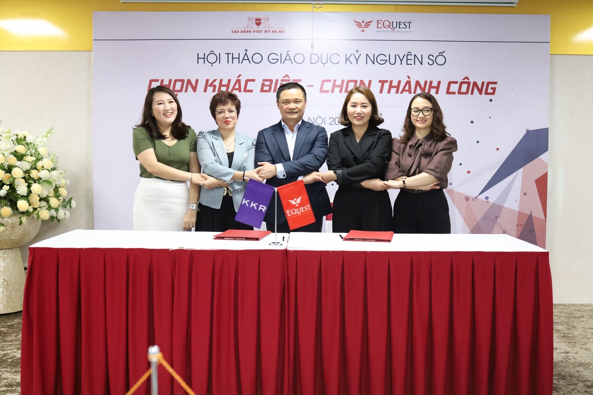 Trường Cao đẳng Việt Mỹ Hà Nội ký kết hợp tác với các đối tác chiến lược