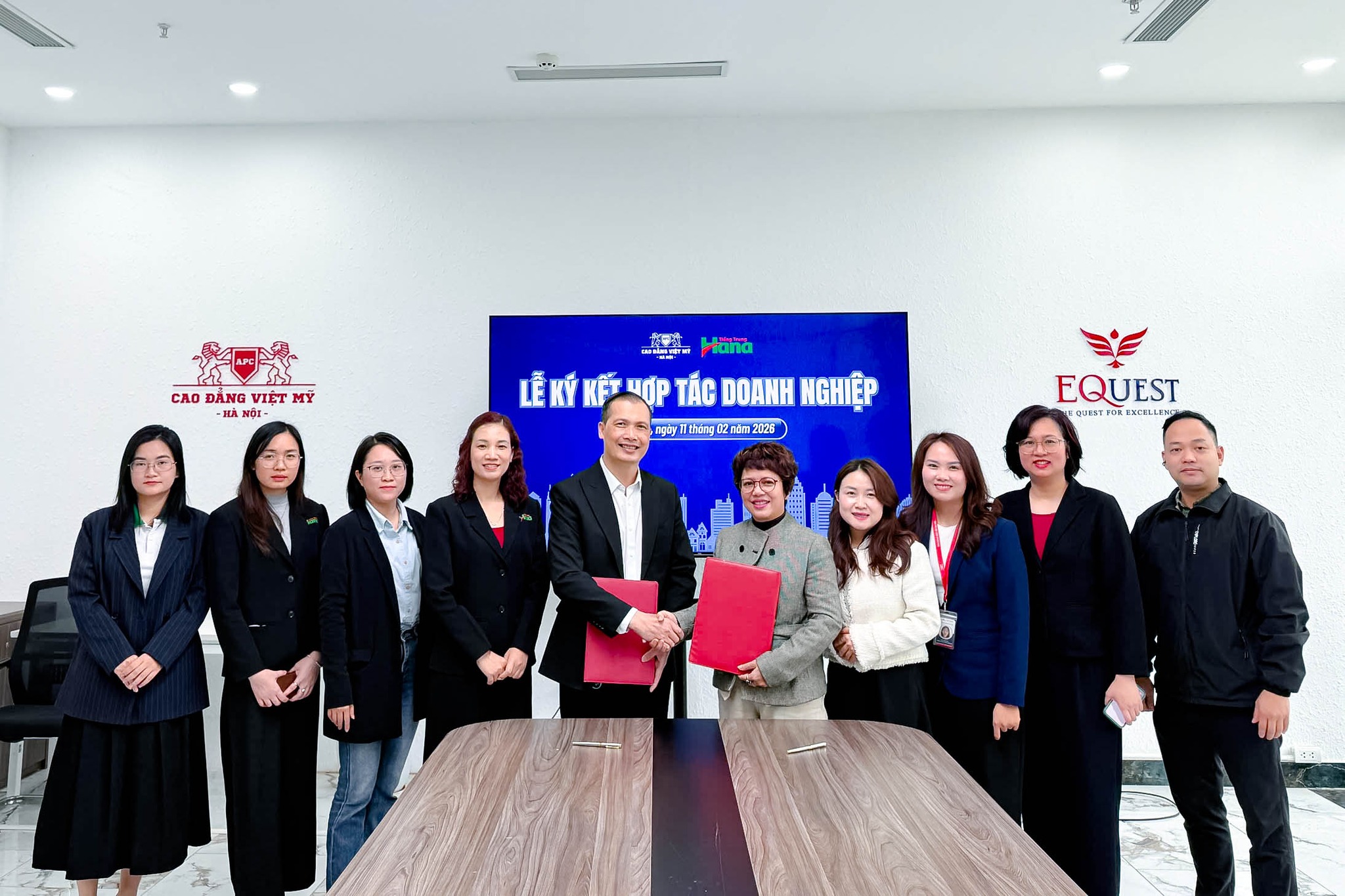 Cao đẳng Việt Mỹ Hà Nội ký kết hợp tác chiến lược cùng Công ty Unisa