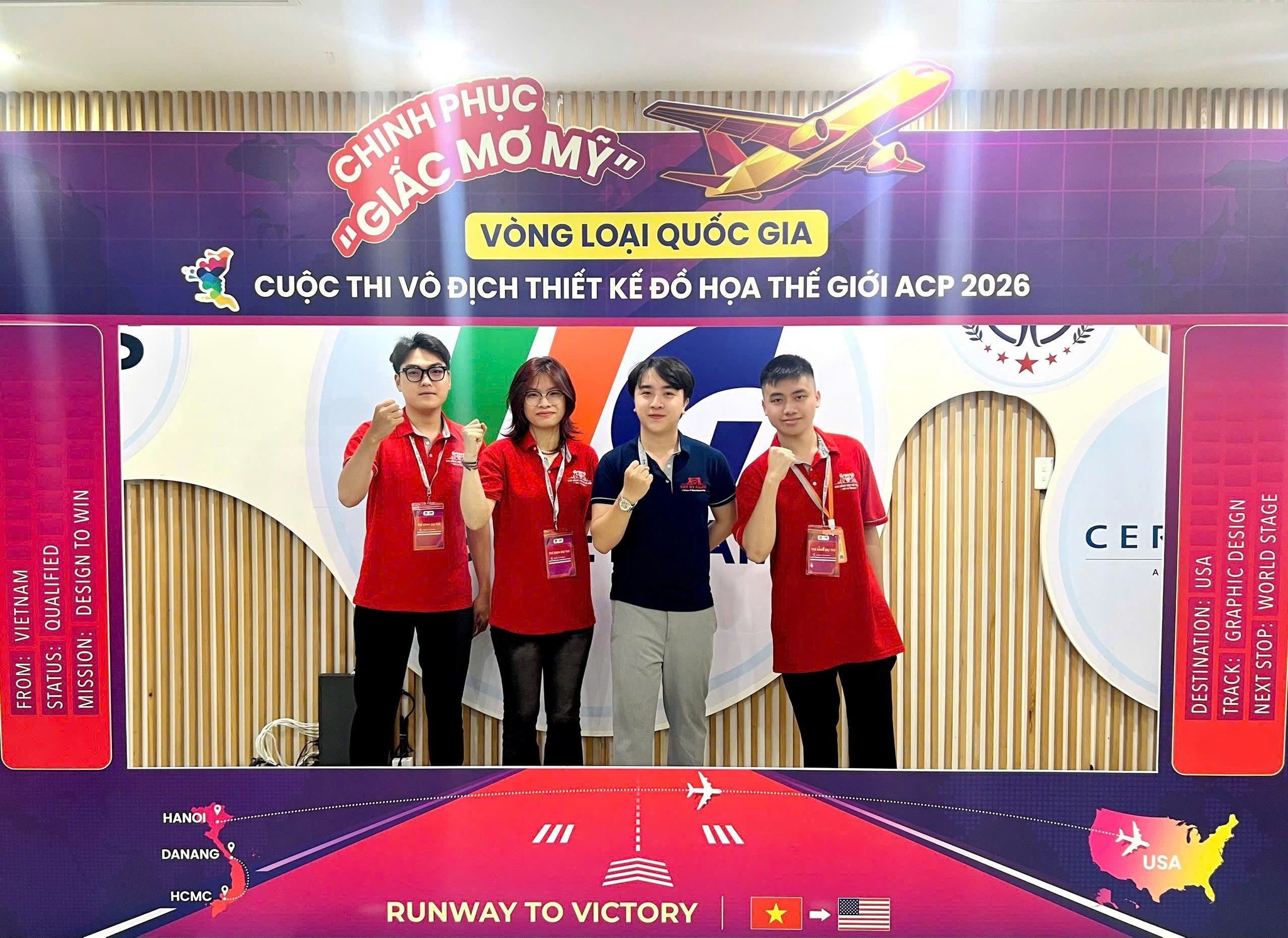 Sinh viên Cao đẳng Việt Mỹ Hà Nội chinh phục đấu trường thiết kế đồ họa quốc tế ACP 2026