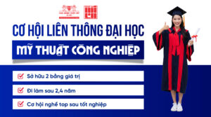 Cơ hội liên thông Đại học Mỹ thuật Công nghiệp: Quyền lợi dành riêng cho sinh viên Việt Mỹ