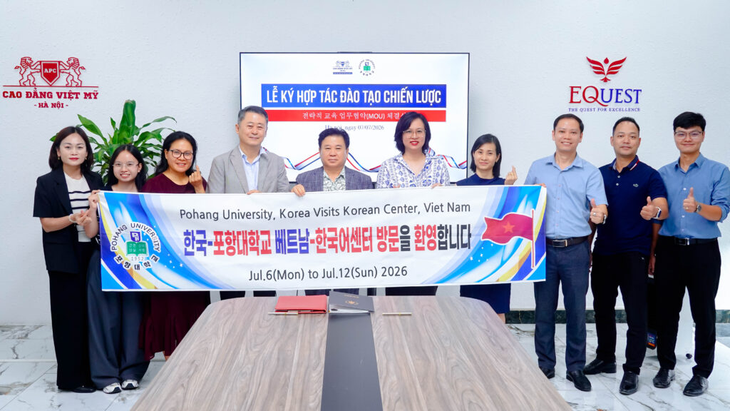 Lễ Ký kết hợp tác chiến lược cùng Đại học Khoa học và Công nghệ Pohang (Hàn Quốc)