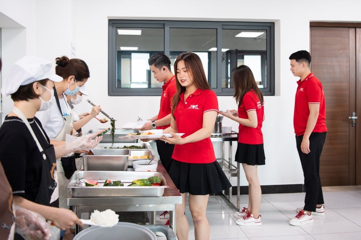 Cơ sở vật chất trường Cao đẳng Việt Mỹ Hà Nội.