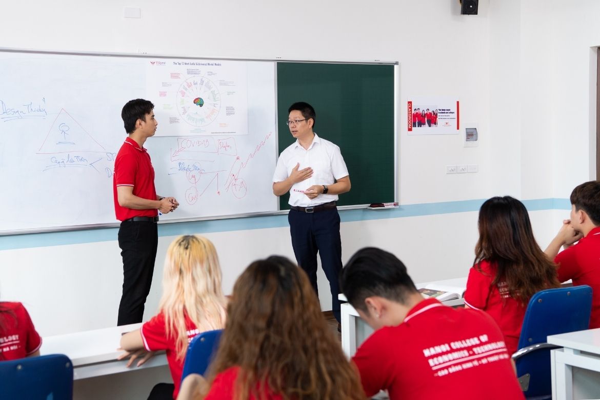 Cơ sở vật chất trường Cao đẳng Việt Mỹ Hà Nội.