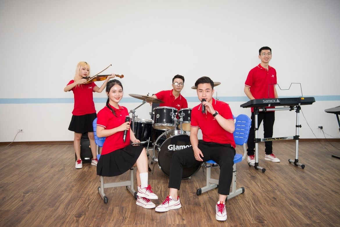 Cơ sở vật chất trường Cao đẳng Việt Mỹ Hà Nội.
