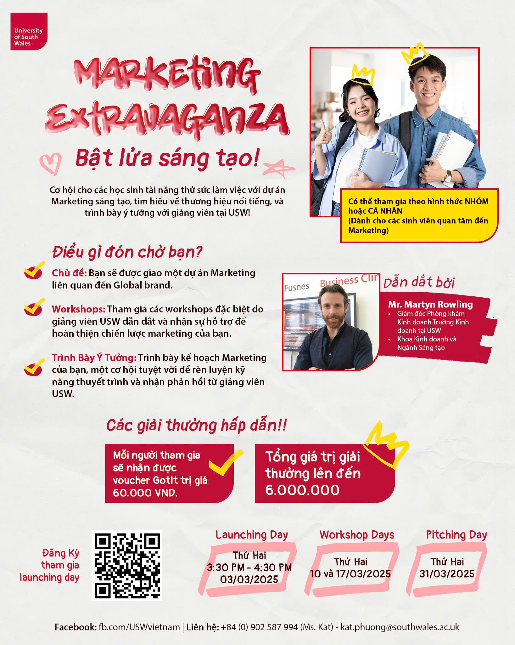MARKETING EXTRAVAGANZA – SÂN CHƠI BÙNG NỔ DÀNH CHO HỌC SINH 9+ TẠI VIỆT MỸ
