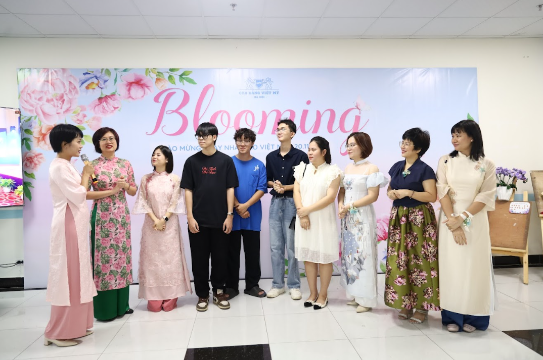 Blooming Meeting Tri Ân Ngày Nhà Giáo Việt Nam 2024 tại Trường Cao Đẳng Việt – Mỹ Hà Nội
