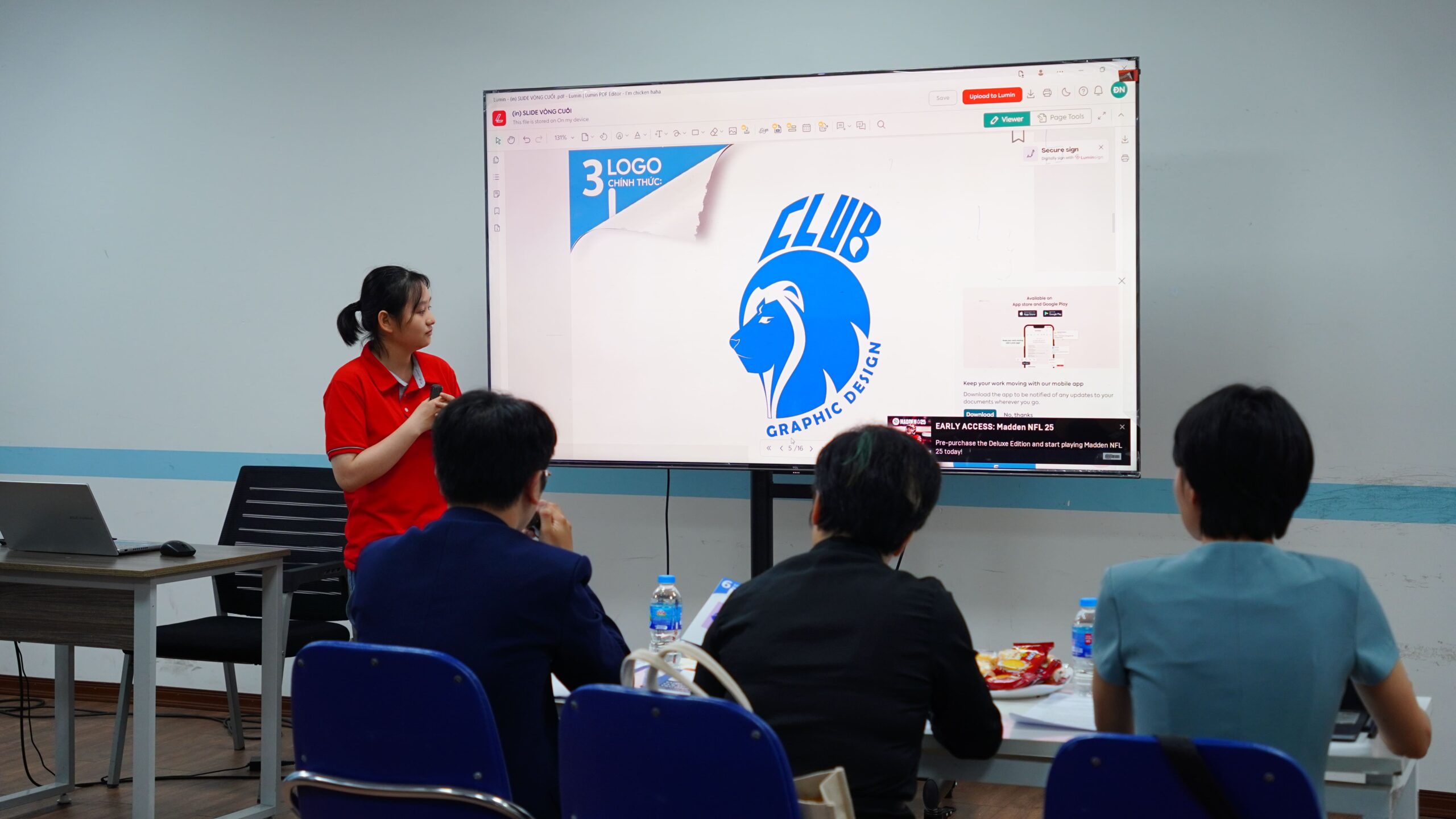 Top 8 sinh viên xuất sắc tham gia chung kết cuộc thi thiết kế Logo của CLB Thiết kế đồ họa