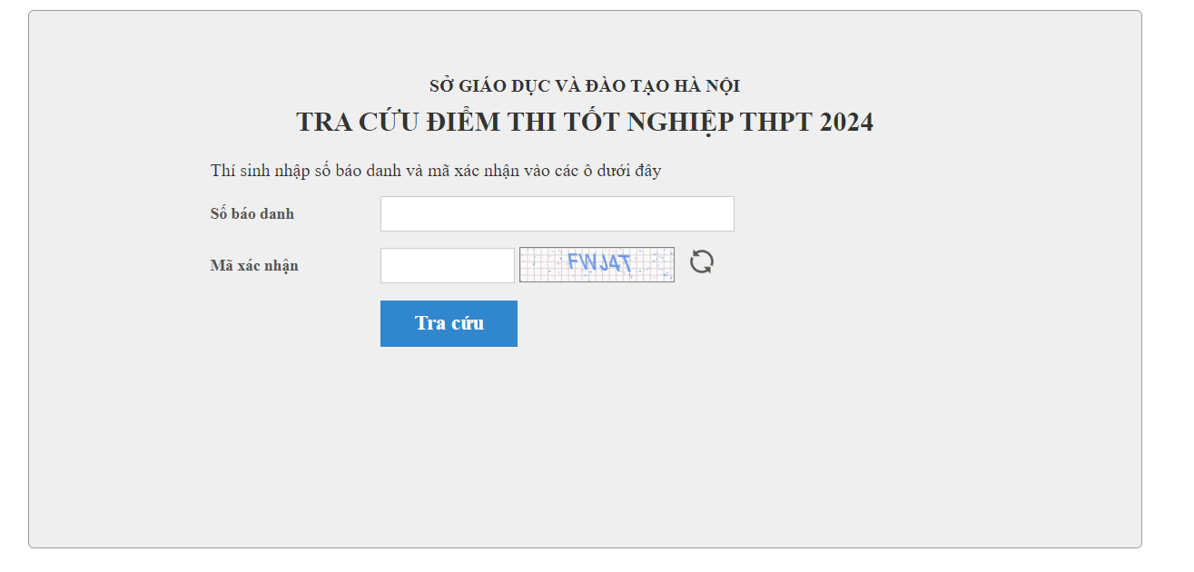 Tra cứu điểm thi THPT Quốc gia 2024 – Hướng dẫn chi tiết