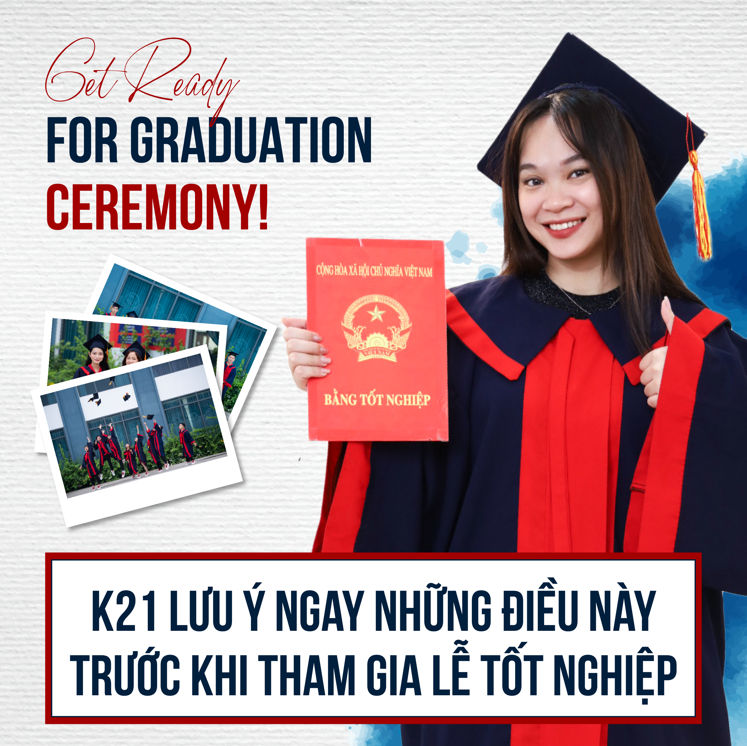 Thông Báo: Tổ Chức Lễ Tốt Nghiệp 2024 - Khóa 21 Trường Cao Đẳng Việt Mỹ Hà Nội