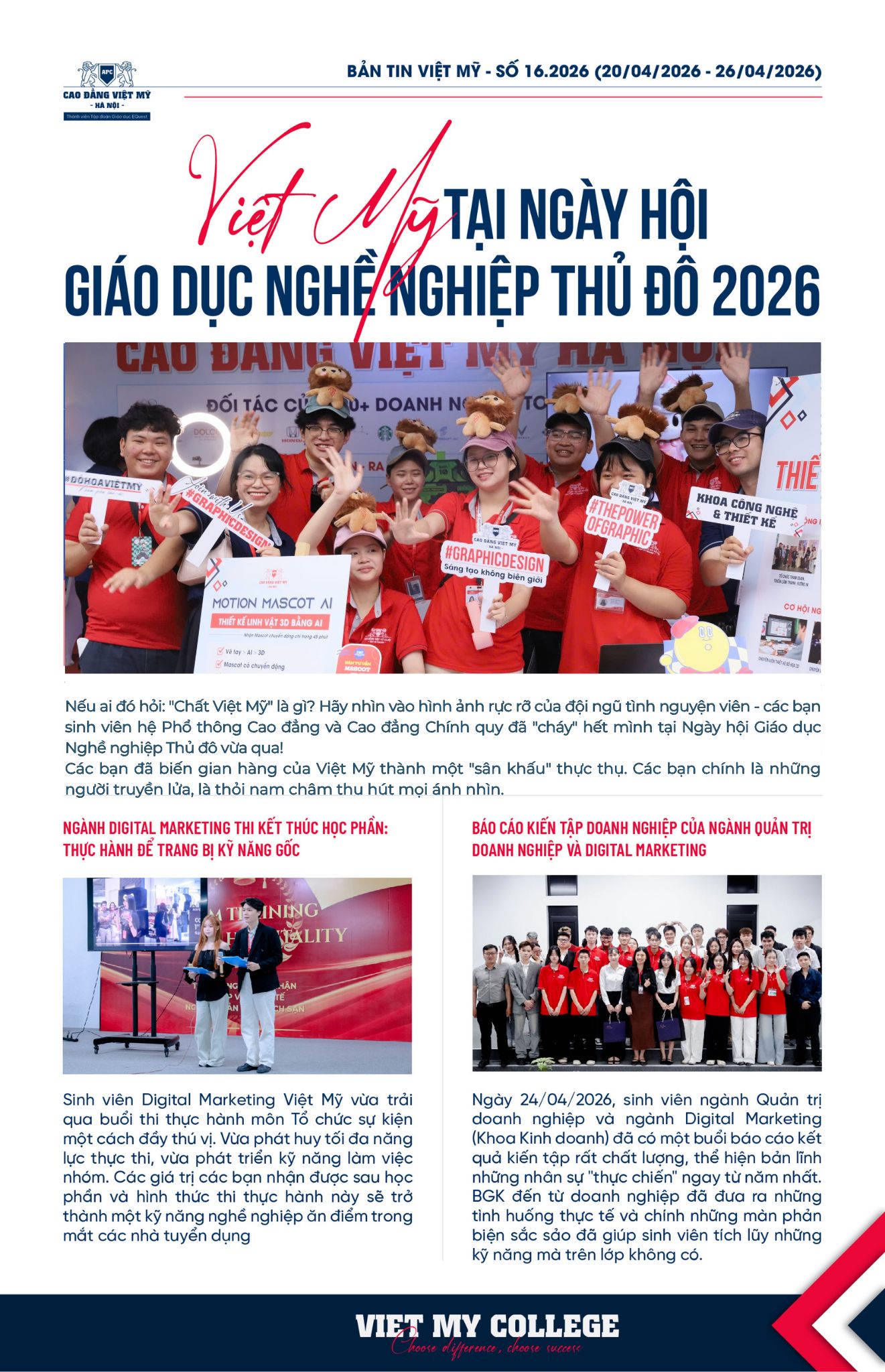 BẢN TIN VIỆT MỸ - SỐ 16.2026 (20/04/2026 - 26/04/2026)